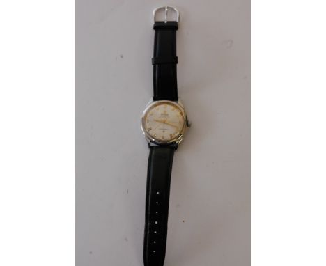 An Omega stainless/gold constellation chronometer wristwatch
