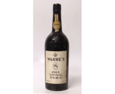 Warres 1963 vintage port Condition report: see terms and conditions