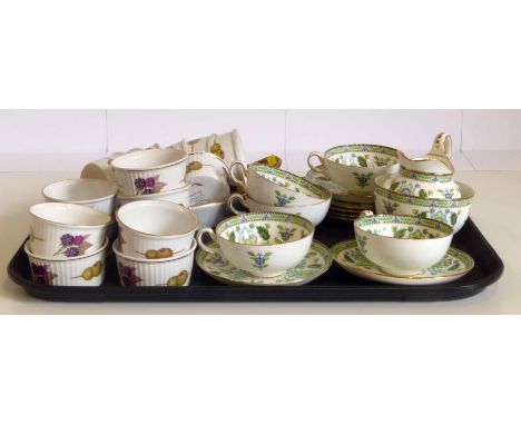 Collection of Royal Worcester Evesham also a part Minton tea service. Condition report: see terms and conditions