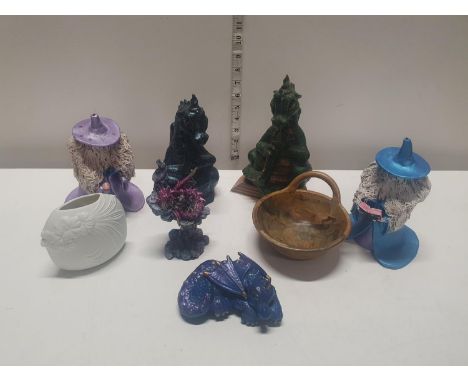 A assortment of ceramics mainly myth and magic. Shipping unavailable 