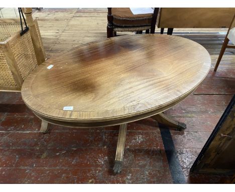 A vintage pedestal coffee table. Shipping unavailable 