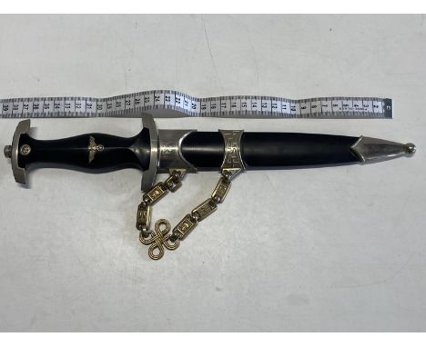 A reproduction German third Reich dagger and sheath,  over 18's only, UK post only 