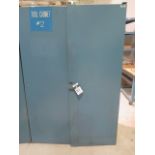 Bin Storage Cabinet w/ Misc Carbide and HS Tooling