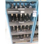 CAT-50 Taper Tooling (100) w/ Storage Rack