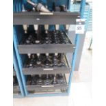 CAT-50 Taper Tooling (100) w/ Storage Rack