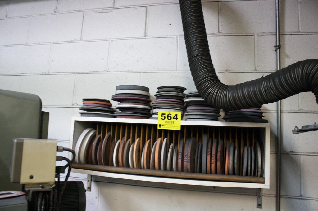 GRINDING WHEEL RACK W/WHEELS