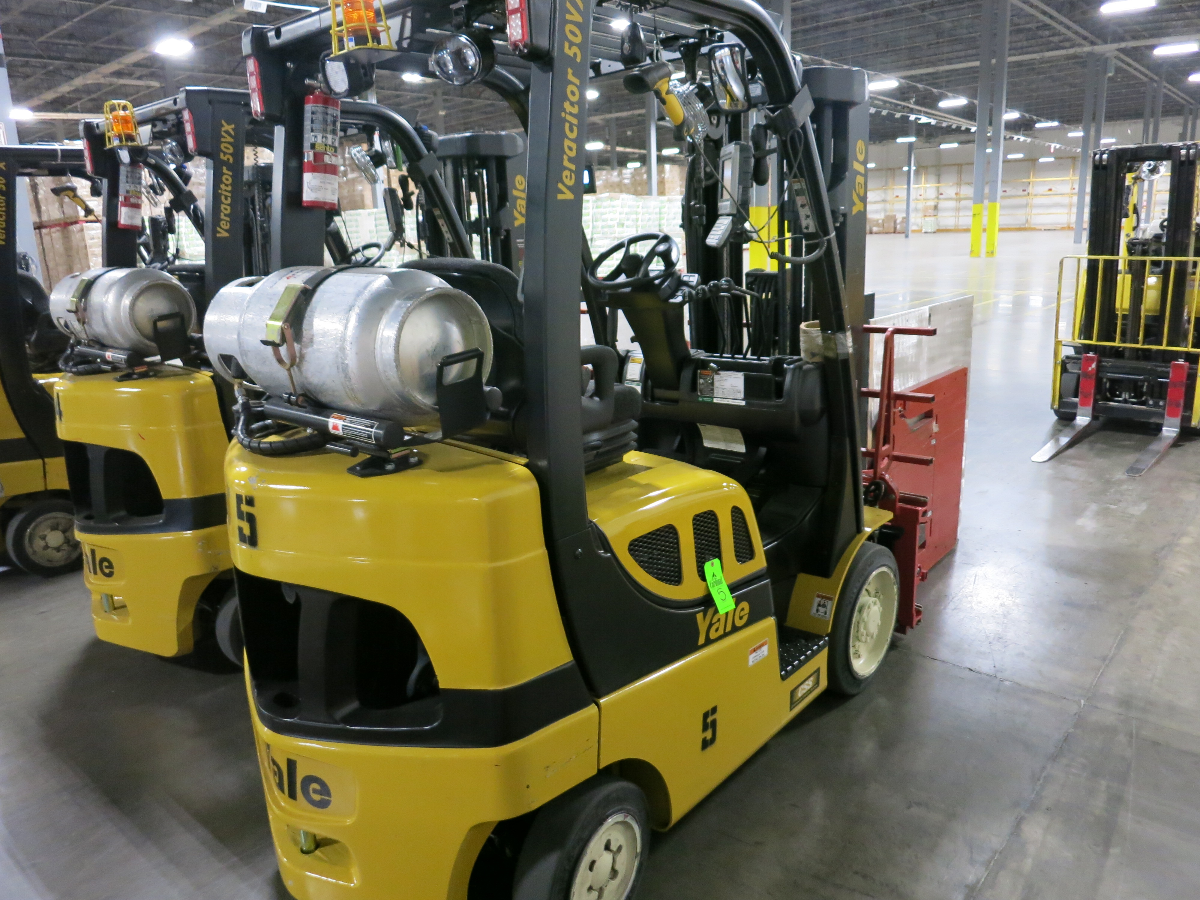 Yale 50 VX Veracitor; vintage 2016, 1052 hours, Continuous Stability