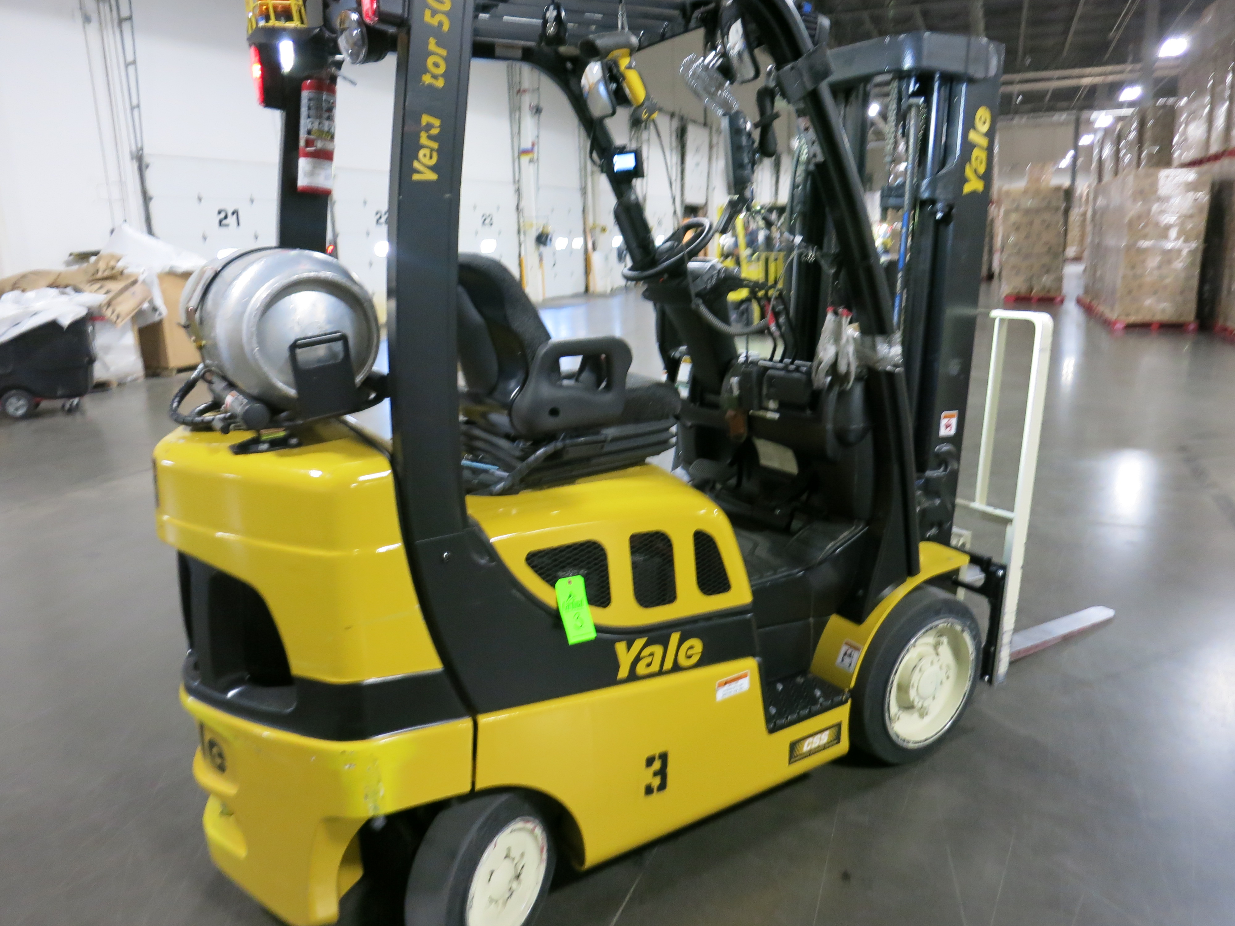 Yale 50 VX Veracitor; vintage 2016, 1118 hours, Continuous Stability