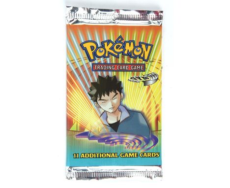 Pokemon TCG. Pokemon Gym Heroes unlimited sealed booster pack. This item is from the collection of the former Managing Direct