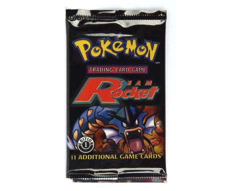 Pokemon TCG. Team Rocket 1st edition sealed booster pack. This item is from the collection of the former Managing Director of