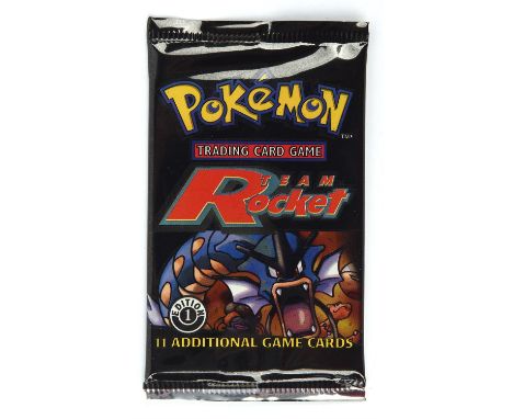 Pokemon TCG. Team Rocket 1st edition sealed booster pack. This item is from the collection of the former Managing Director of