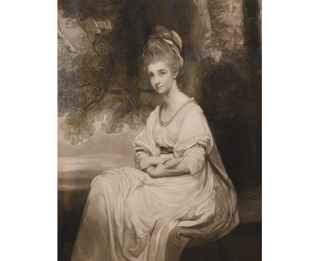 Richard Smythe (1863-1934) After Joshua Reynolds "The Golden Age"Signed in pencil, black and white print, together with three