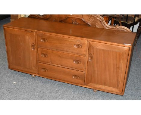 An Ercol Light Elm Sideboard, 155cm by 43cm by 68cm