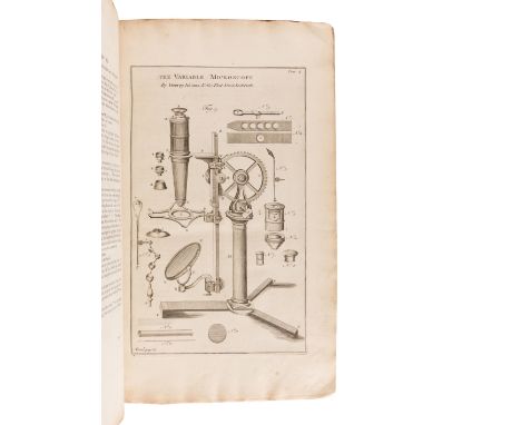 HILL, John, Sir (1716?-1775). &nbsp; The Construction of Timber, from its Early Growth; explained by the Microscope. London: 