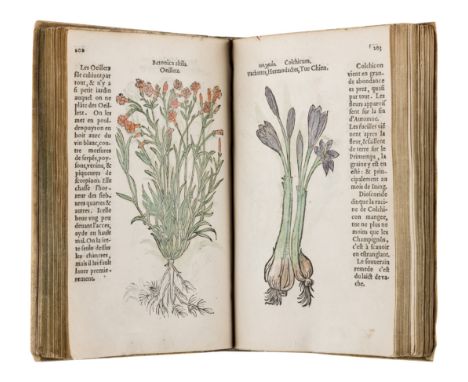 FUCHS, Leonhart (1501-1566). &nbsp;Histoire des Plantes de M. Leonhart Fuschsius, avec les noms Grecs, Latins &amp; Fracoys. 