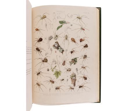 BLACKWALL, John (1790-1881). &nbsp; A History of the Spiders of Great Britain and Ireland. London: Published for the Ray Soci