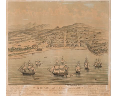 [SAN FRANCISCO]. SWASEY, William F., Captain. View of San Francisco, formerly Yerba Buena, in 1846-7. Before the Discovery of