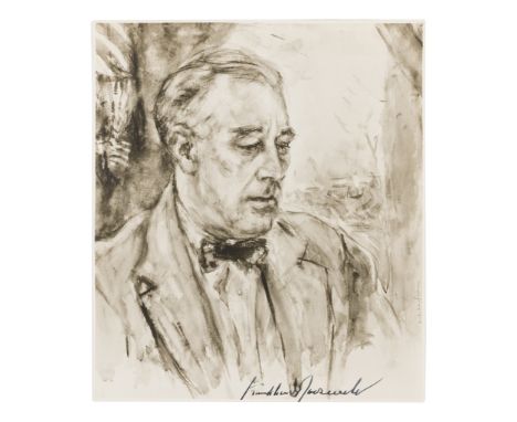 [KAUFMAN, Enit Zerner (1897-1961)] "“ [ROOSEVELT, Franklin Delano] [Portrait of Franklin Delano ROOSEVELT (1882-1945)].    Ph