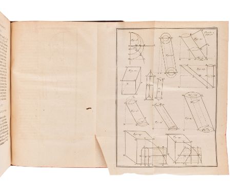 VARIGNON, Pierre (1654-1722). Traite du mouvement et de la mesure des eaux coulantes et jaillissantes. Avec un traite prelimi