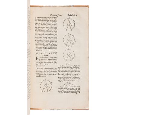 EUCLID (fl. ca 300 B. C.). Analyseis Geometricae Sex Librorum Euclidis. &nbsp; [Strasbourg]: Josias Rihelius, 1566. &nbsp; &n