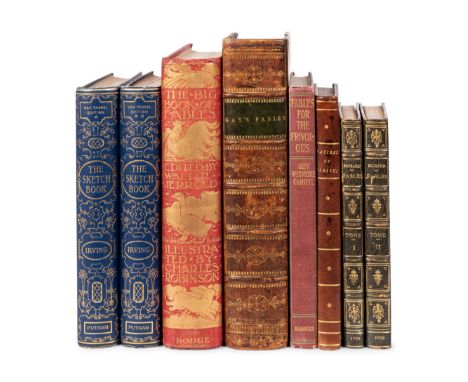 [CHILDREN'S BOOKS -- ANTIQUARIAN] -- A group of 19 works of books for children, including: &nbsp;IRVING, Washington. The Sket