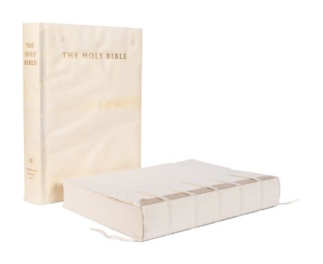 [MOSER, Barry, illustrator]. The Holy Bible. Containing All the Books of the Old and New Testaments. North Hatfield, MA and N