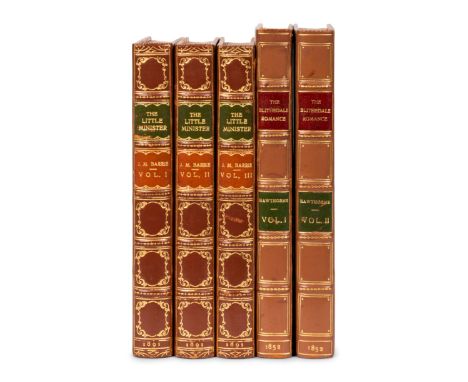 [FINE BINDINGS] "“ HAWTHORNE, Nathaniel (1804-1864). The Blithedale Romance. London: Chapman and Hall, 1852.    2 volumes, 8v