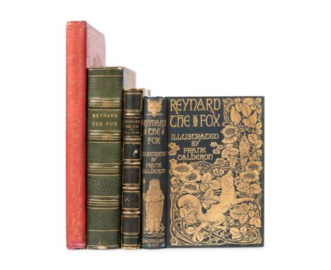 [REYNARD THE FOX]. A group of 18 works in 19 volumes of Reynard the Fox, including: The Most Delectable History of Reynard th