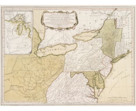LAURIE, Robert (1755-1836) and James WHITTLE (d.1818). A New and General Map of the Middle Dominions Belonging to the United 