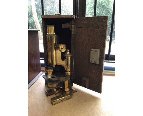 Beck microscope in box