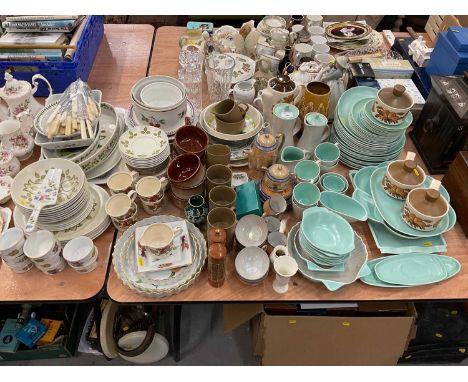 Poole pottery tea and dinner ware, Portmeirion and other ceramics.