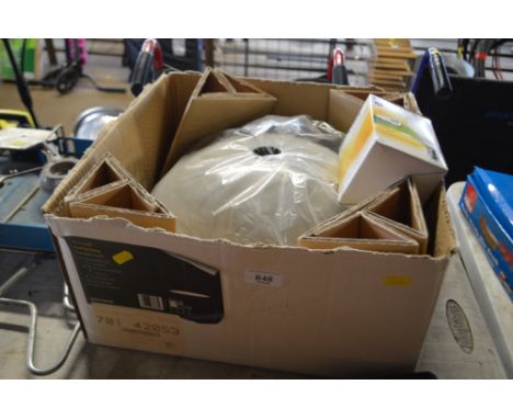 An as new light fitting, in original box