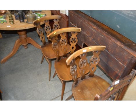 Three Ercol chairs