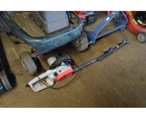 An electric Parkside chain saw