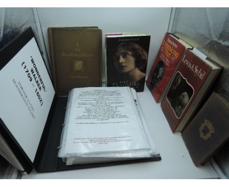 A collection of books and albums about the Walker, Casson and Sybil Thorndike family's 1st Edition of Sybil Thorndike a Star 