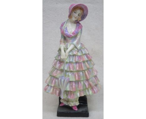 ROYAL DOULTON GLAZED CERAMIC FIGURINE- PRISCILLA, HN1337, APPROXIMATELY 21cM HIGH 