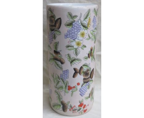 20th CENTURY DECORATIVE ORIENTAL CERAMIC UMBRELLA STAND 