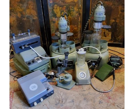 Watchmaker's Tools - L&amp;R Vari-Mattic watch cleaning device, another; Greiner electronic Swiss cleaning device; a Swiss Fa
