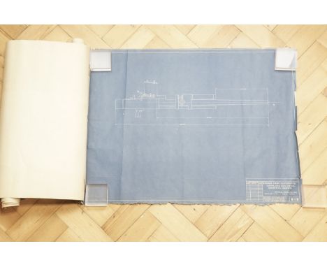 [ Artillery, US, Driggs-Schroeder, circa late 19th / early 20th Century] A group of blue prints and technical drawings pertai