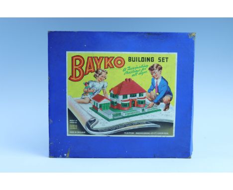 A Bayko No 1 Building Set construction toy