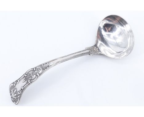 A Victorian silver Queens pattern sauce ladle, A Beardshaw &amp; Co, Sheffield, 1899, 105 g