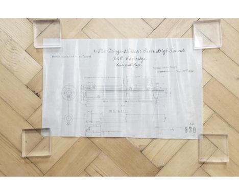 [ Artillery, US, Driggs-Schroeder, circa late 19th / early 20th Century] A very large group of blue prints and technical draw