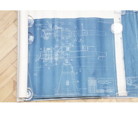 [ Artillery, US, Driggs-Schroeder, circa late 19th / early 20th Century] A group of blue prints and technical drawings pertai