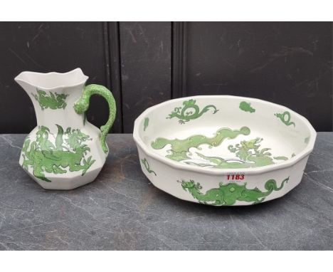 A Mason's Ironstone jug and basin,&nbsp;latter 29cm diameter. 