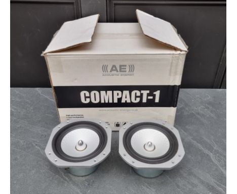 Hi-Fi Equipment: a pair of Acustic Energy Compact-1 speakers, boxed; together with a pair of Monitor Audio loudspeakers. (4) 