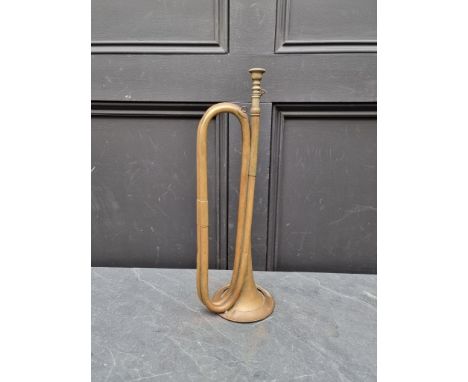 An old brass bugle, by Henry Potter &amp; Co. 