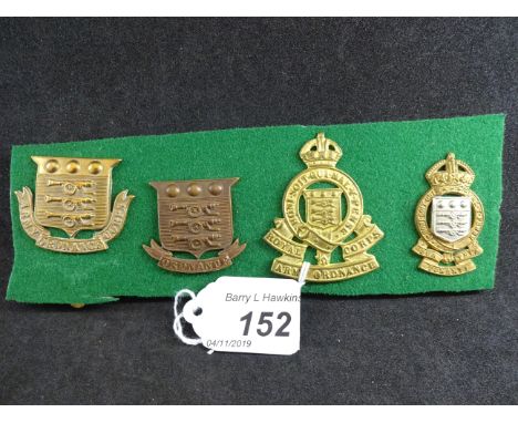 MILITARY CAP BADGES INCL ARMY ORDNANCE CORPS PRE 1919 SERVICE DRESS (SERVICE DRESS), ARMY ORDNANCE CORPS (SLIDER), ROYAL ARMY