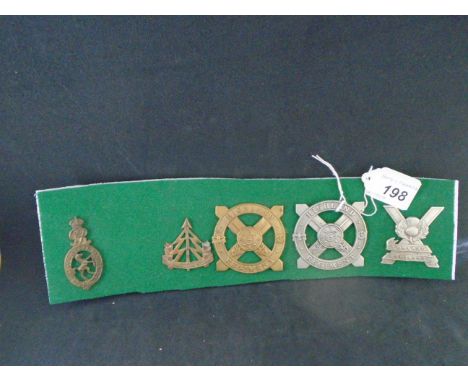 MILITARY CAP BADGES INCL ARMY REMOUNT SERVICE (LUGS), RECCONAISSANCE CORPS (LUGS), HIGHLAND REGIMENT (LUGS), HIGHLAND REGIMEN