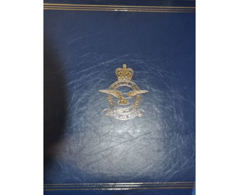 RAF WW2 BOMBER COMMAND AIRCREW HAND SIGNED PROFILE COLLECTION - MOUNTED IN ITS OWN PRESENTATION ALBUM WITH A CERTIFICATE OF A