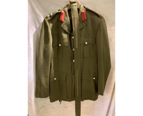 POST WAR ARMY OFFICERS JACKET BELT AND TROUSERS